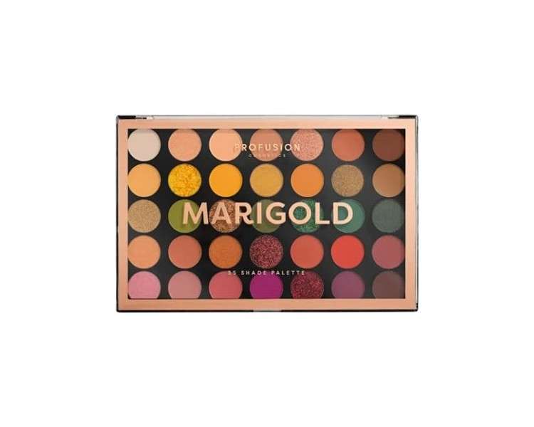 Profusion Cosmetics Marigold 35 Shade Eyeshadow Palette