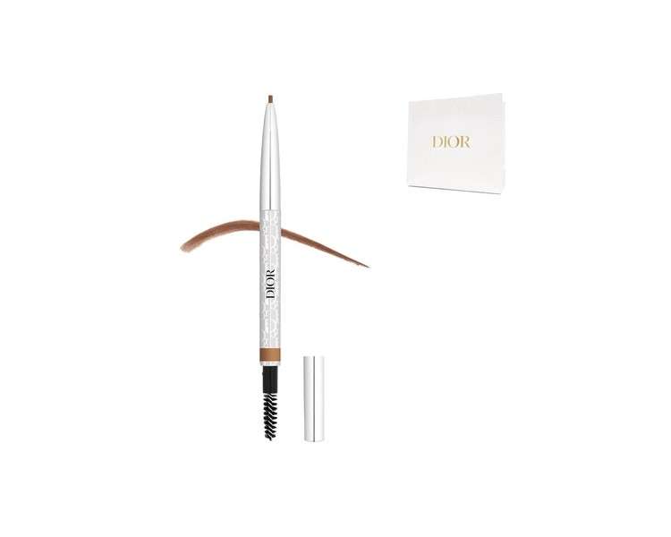 Dior Diorshow Brow Styler Eyebrow Pencil Waterproof with Ultrafine Retractable Tip 0.003 Ounce 02 Chestnut