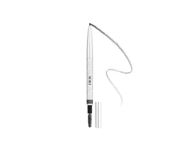 Dior Diorshow Brow Styler Eyebrow Pencil Waterproof with Ultrafine Retractable Tip 0.003 Ounce 33 Grey Brown