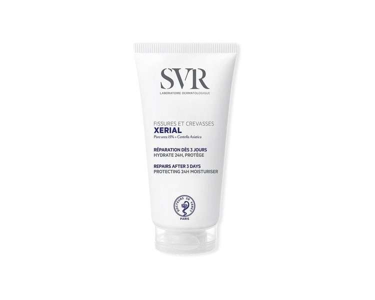 SVR XERIAL Cracked Foot Cream for Split Heels and Damaged Skin 50ml