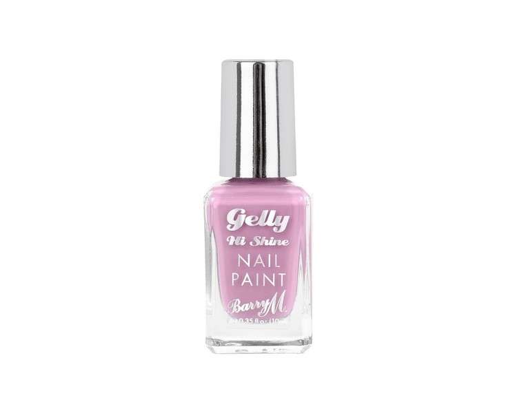 Barry M Gelly Hi Shine Nail Paint Peony 10ml