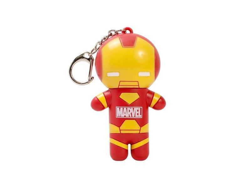 Lip Smacker Marvel Collection Iron Man Flavored Lip Balm for Kids with Keychain Moisturizing and Refreshing 1 Count