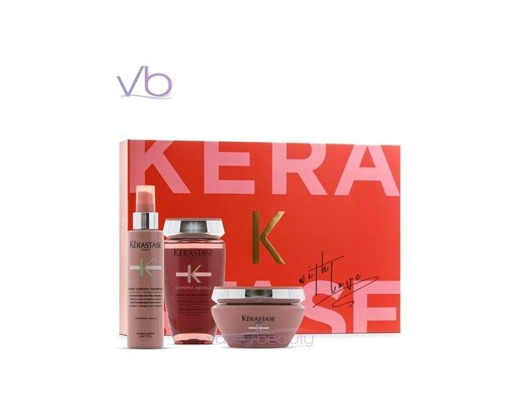 Kerastase Chroma Absolu Gift Box Trio Set Ritual for Colored Hair - NEW