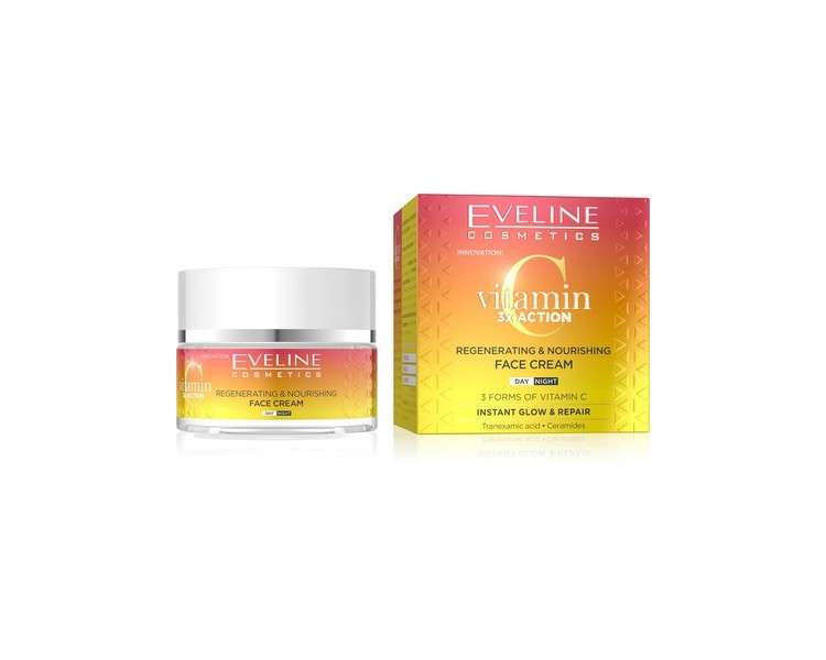 Eveline Vitamin C 3xAction Regenerating Nourishing Day Night Face Cream 50ml