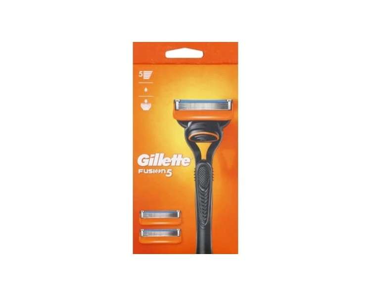 Gillette Fusion5 Machine + 3 Refills for Men