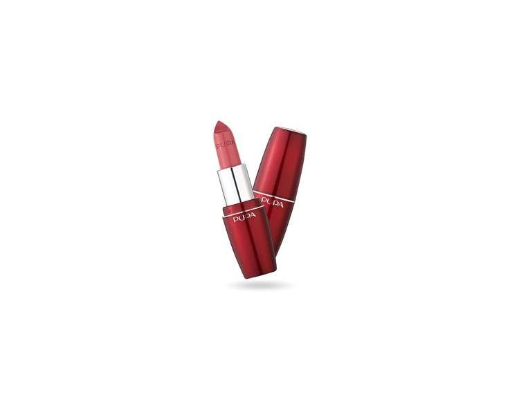 Pupa Milano Volume Plumping Hydrating Cream Formula Lipsticks 102 Romantic Rose 0.123 Oz