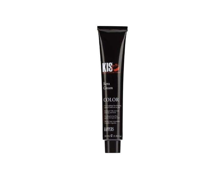 KIS KeraCream Color Permanent Hair Colour Cream 100ml 8A High Coverage Intense Hair Colour Keratin Infusion Animal Friendly & Sustainable