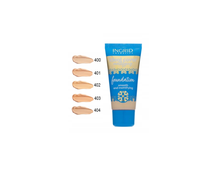 Ingrid Ideal Cover Mattifying Long-Lasting Smoothing and Mattifying Foundation