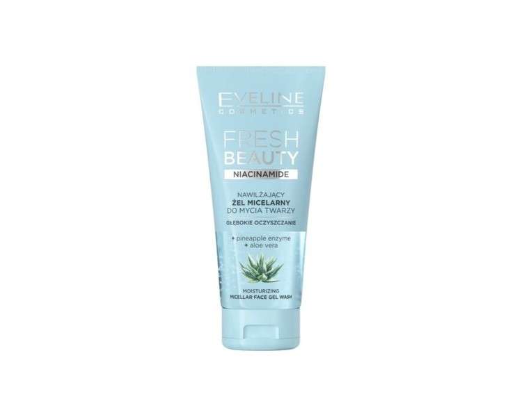 Fresh Beauty Moisturizing Micellar Gel for Face Cleansing with Niacin