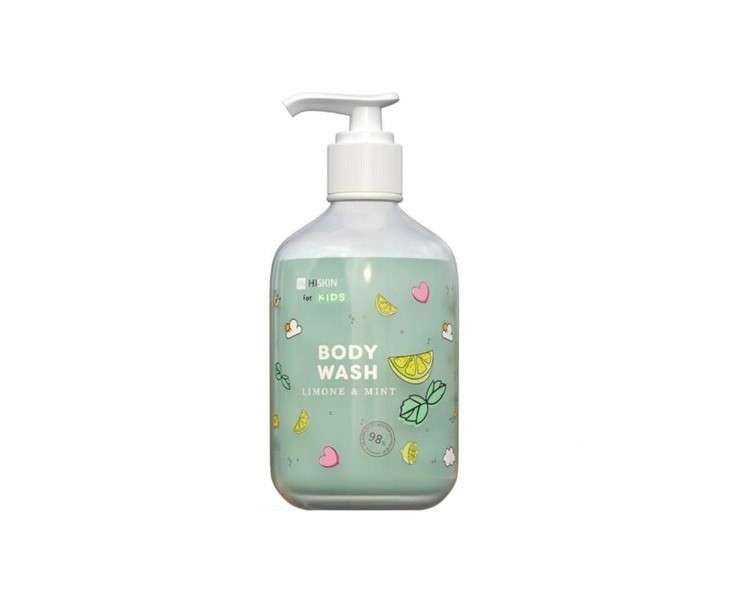 HISKIN Kids Body Wash for Children Limone Mint