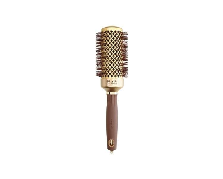 Olivia Garden Expert Blowout Shine Gold & Brown Hairbrush 45mm