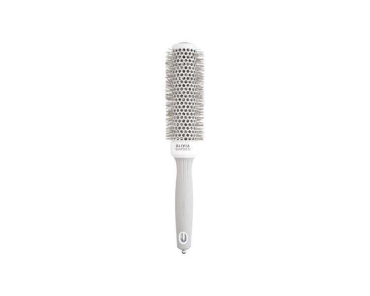 Olivia Garden Expert Blowout Speed White and Grey Hairbrush 35 White&Grey