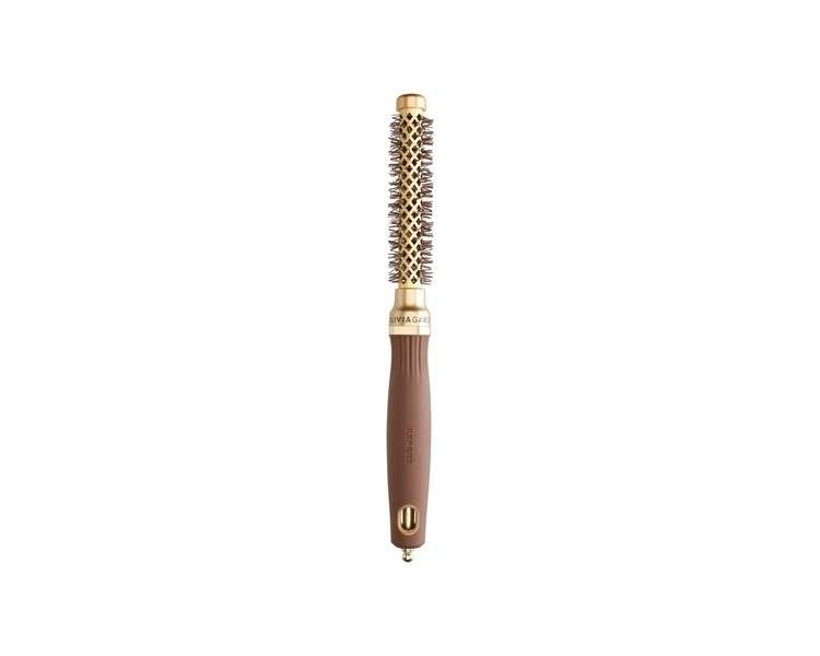 Olivia Garden Expert Blowout Shine Gold & Brown Hairbrush 15 Gold 15mm