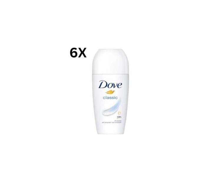 Dove Classic Roll-On Antiperspirant 0% Alcohol