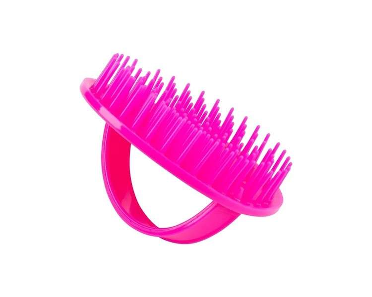 Denman Pink Scalp Massager and Detangling Hair Brush for Thick or Thin Hair Curly or Straight Hair - Shower or Bath Head and Beard Scrubber - Women and Men D6