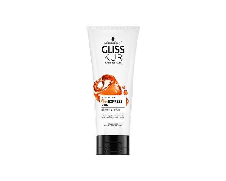 Gliss Kur Schwarzkopf Total 1-Minute Intensive Hair Treatment 200ml