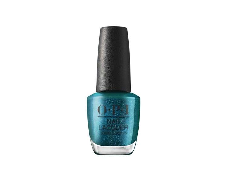 OPI Terribly Nice Christmas Collection Nail Lacquer Let's Scrooge Fast Drying Chip Resistant and Long Lasting Up to 7 Days - Turquoise