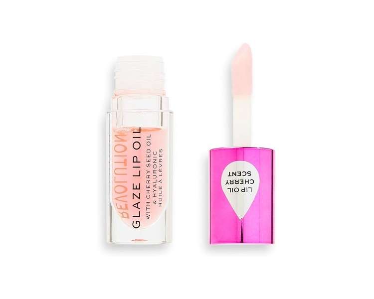 Revolution Beauty London Glaze Lip Oil Nourishing Glam Pink 4.6ml