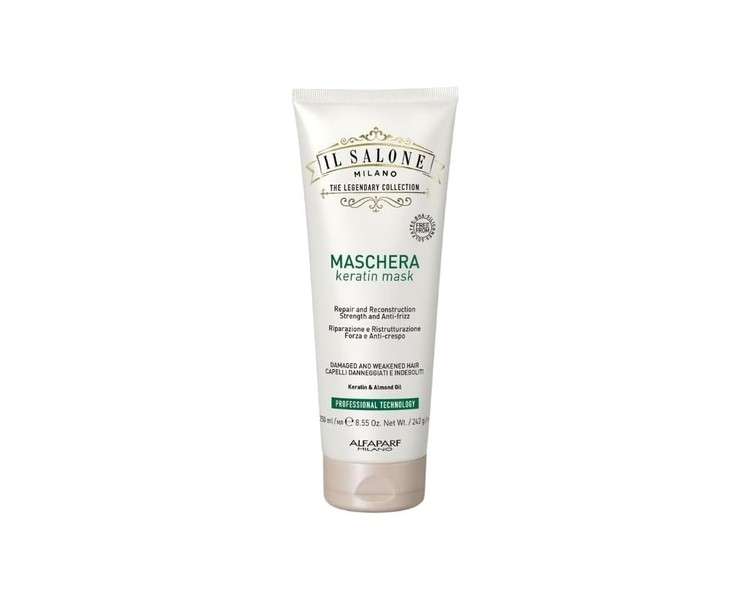 Il Salone Milano Keratin Mask 250ml - Mask for Damaged and Weakened Hair