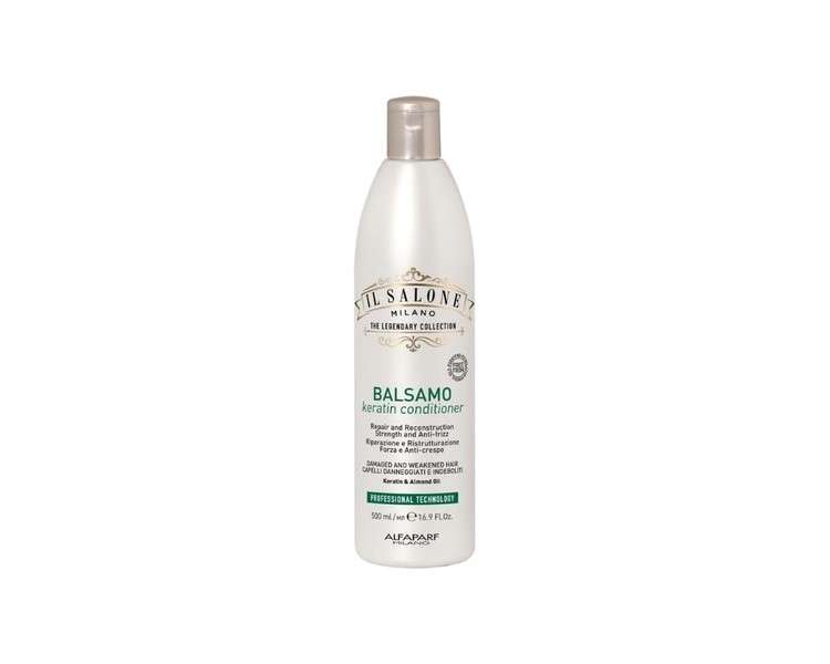 Il Salone Milano Keratin Conditioner 500ml - Conditioner for Damaged and Weakened Hair