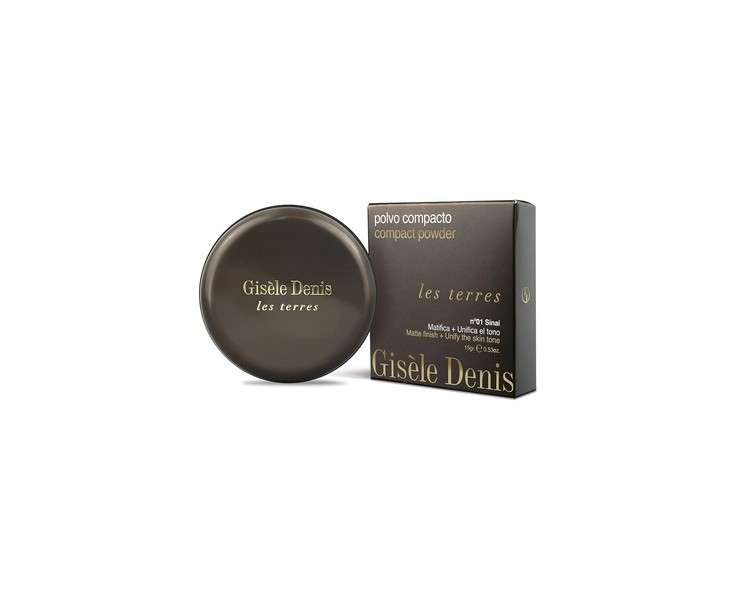 GISELE DENIS Les Terres Compact Powder No. 1 Sinai Makeup Bronzing 15g