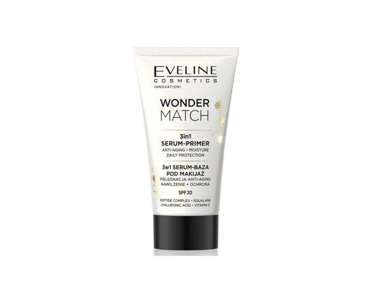 Eveline Cosmetics Wonder Match 3-in-1 Makeup Base Serum 30ml