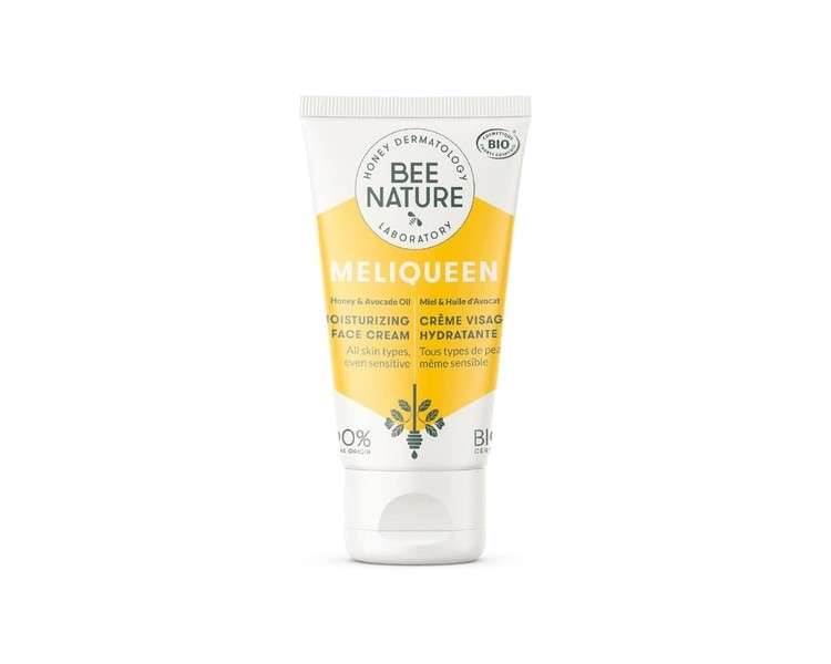 Bee Nature Face Cream Organic Honey Moisturizer for Dry and Sensitive Skin 100% Natural 50ml