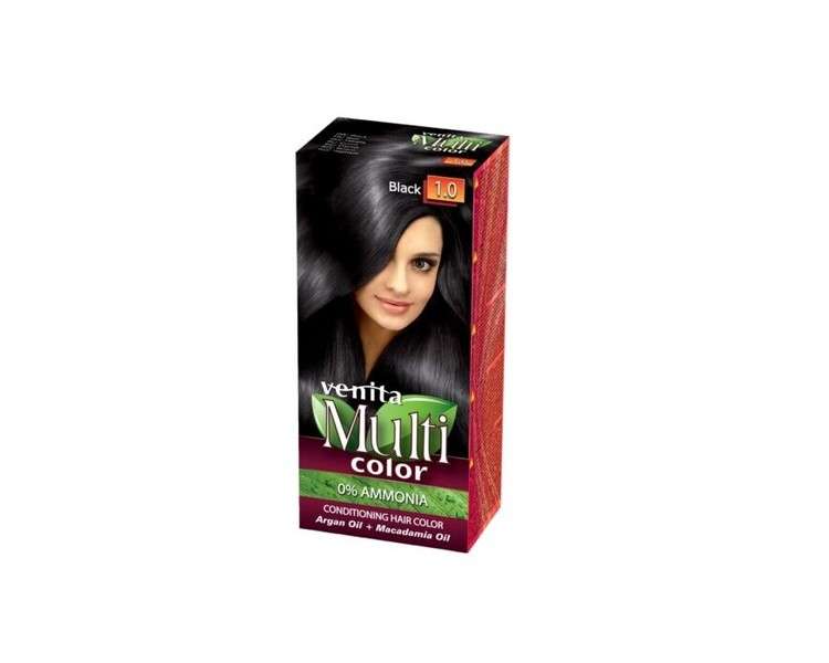VENITA MultiColor Hair Care Hair Dye 1.0 Black 100ml