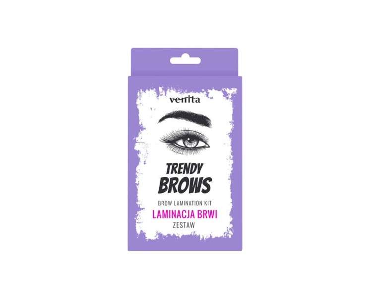 Venita Set Trends Eyebrow Lamination Brush Set 3pcs + Glue