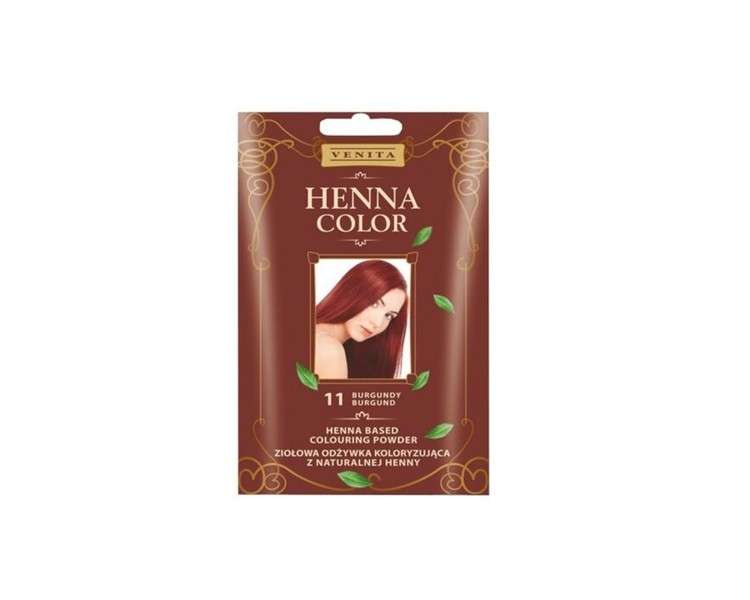 VENITA Henna Color Herbal Coloring Conditioner with Natural Henna