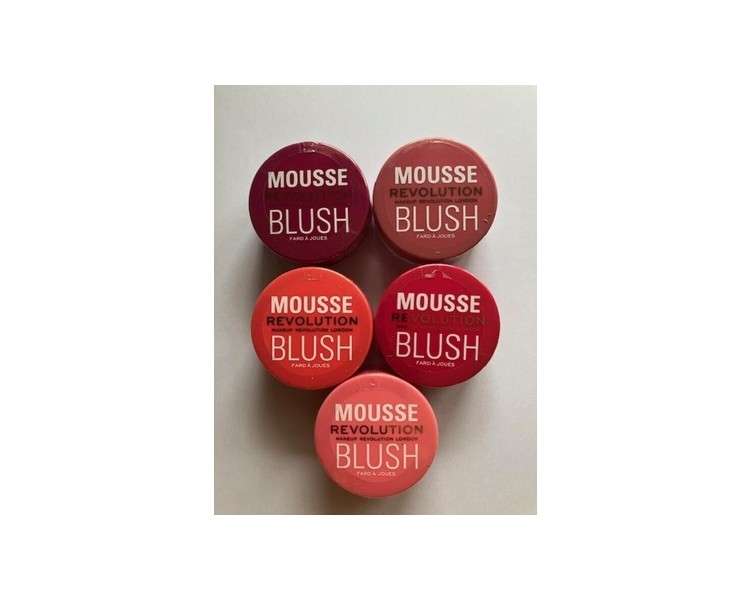 Revolution Mousse Blush Various Full Size 6g Brand New and Sealed