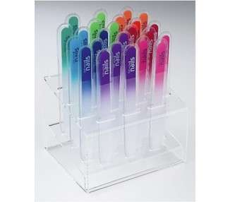 Sibel Glass Nail File with 24 Glass Files