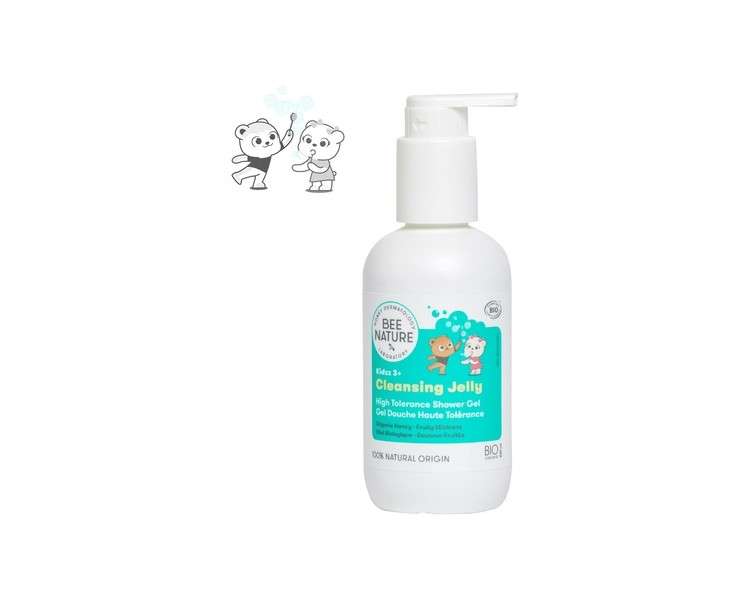 Bee Nature Kids Shower Gel Organic Honey Relieves Rashes Eczema Extra Mild Soap-Free Suitable for Dry Sensitive Skin 200ml