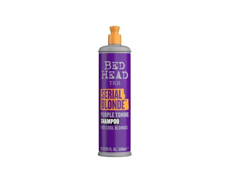 Bed Head by TIGI Serial Blonde Purple Toning Shampoo for Natural and Colored Blonde Hair 600ml