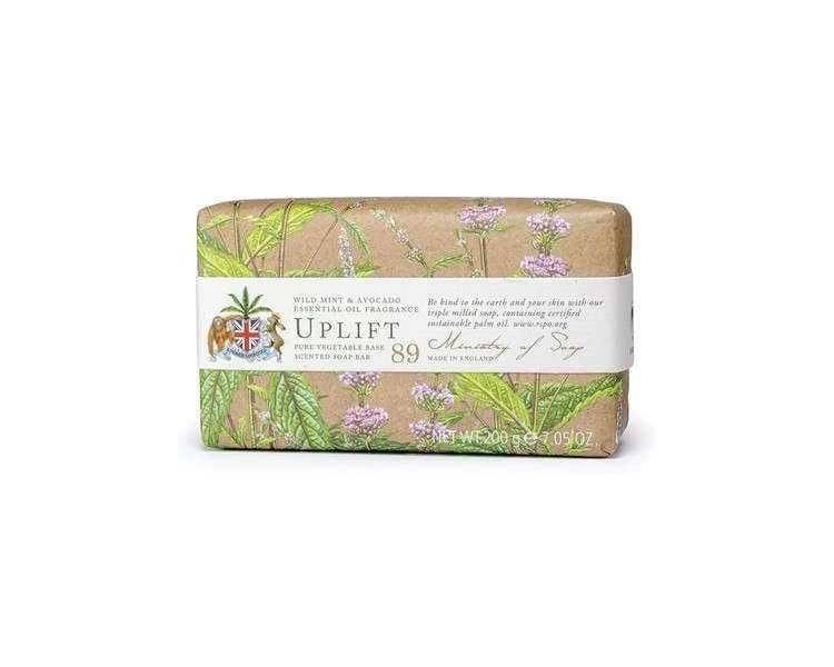Ministry of Soap Natural Wellbeing Uplift Wrapped Soap 200g