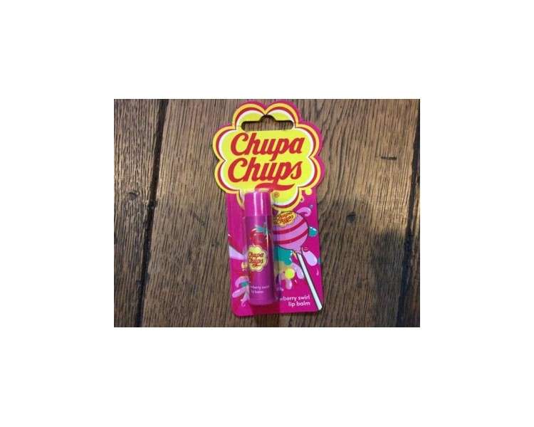 BNIP Chupa Chups Lip Balm Strawberry Swirl Flavour