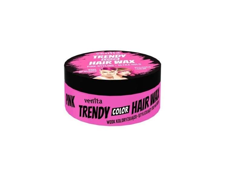 VENITA Trendy Hair Wax Pink 75g