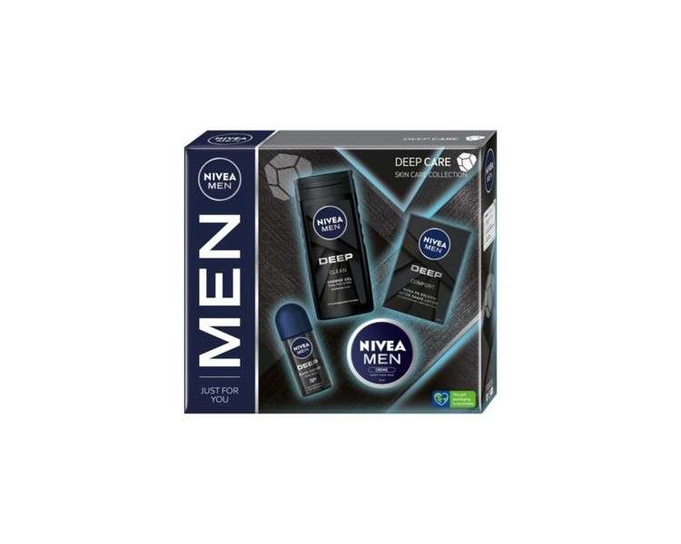 Men Deep Care Antiperspirant Roll-On 50ml + Universal Cream Set