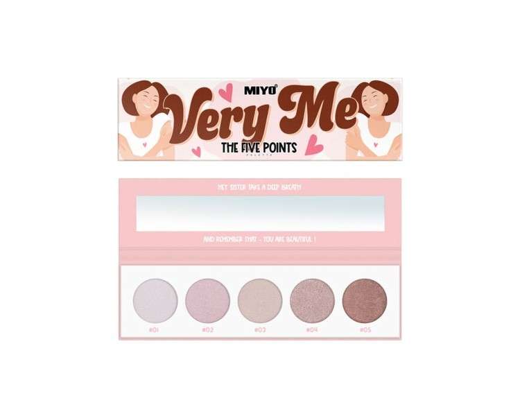 MIYO The Five Points Eyeshadow Palette 6.5g