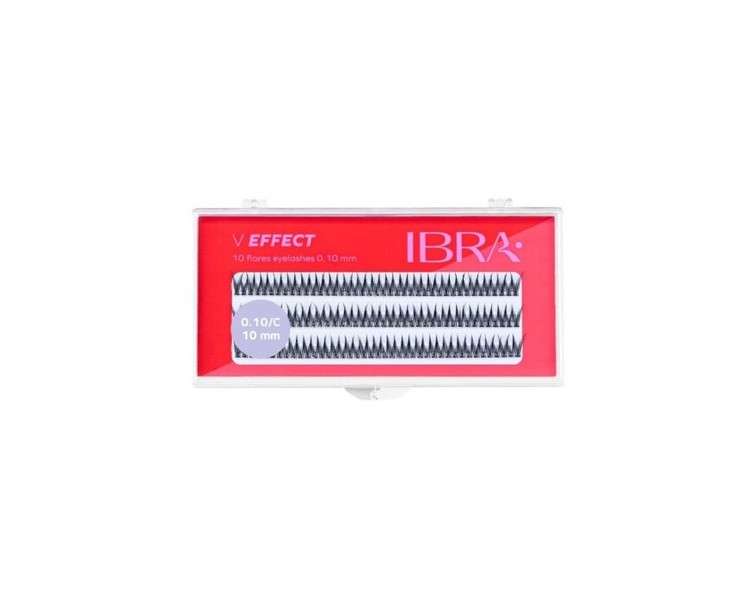 Ibra V Effect Eyelash Clusters 10mm 120pcs