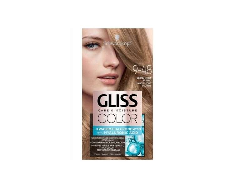 Color Care & Moisture Hair Color 9-48 Light Nude Blonde Gl