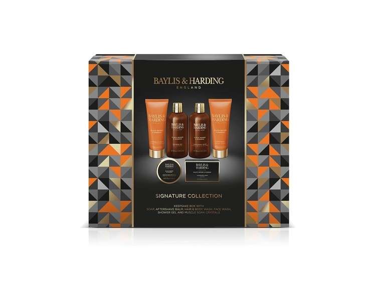 Baylis & Harding Black Pepper & Ginseng Men's Luxury Shower & Prep Gift Set