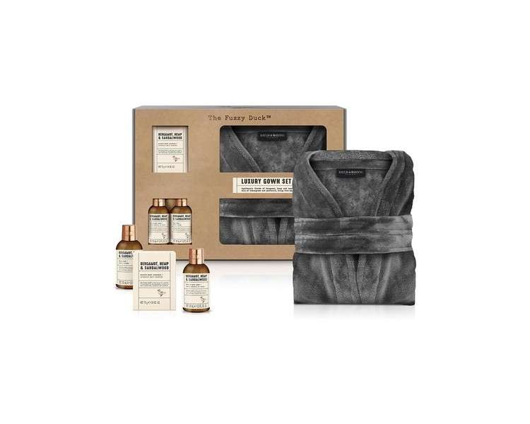 Baylis & Harding The Fuzzy Duck Bergamot, Hemp & Sandalwood Men's Luxury Gown Gift Set