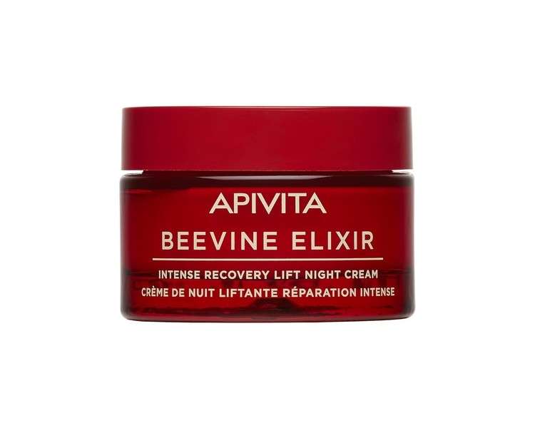 Apivita Beevine Elixir Intense Recovery Lift Night Cream with Propolis and Vine Polyphenols 1.74 oz