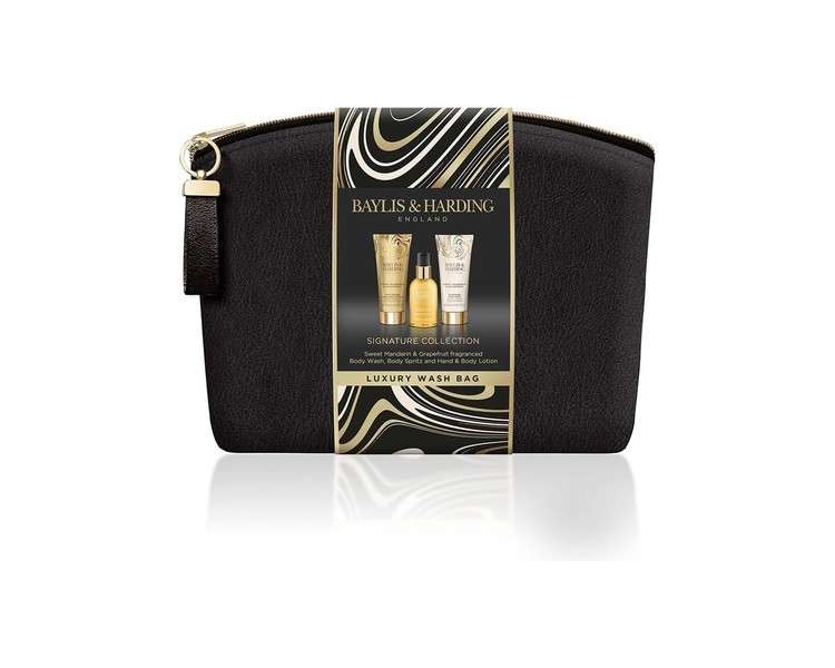 Baylis & Harding Sweet Mandarin & Grapefruit Luxury Wash Bag Gift Set - Vegan Friendly