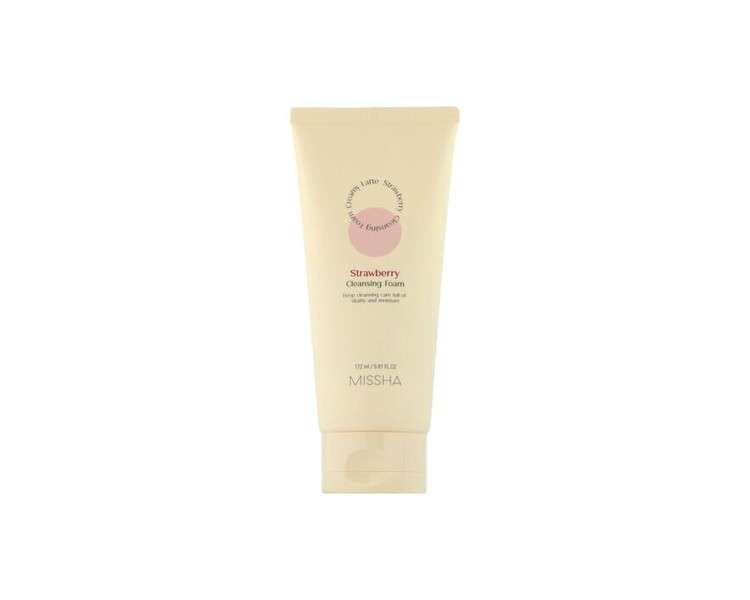 Missha Creamy Latte Cleansing Foam Strawberry 172ml