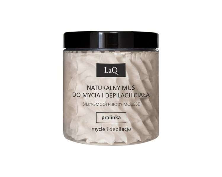 LAQ Natural Body Wash and Hair Removal Mousse Pralinka 250ml