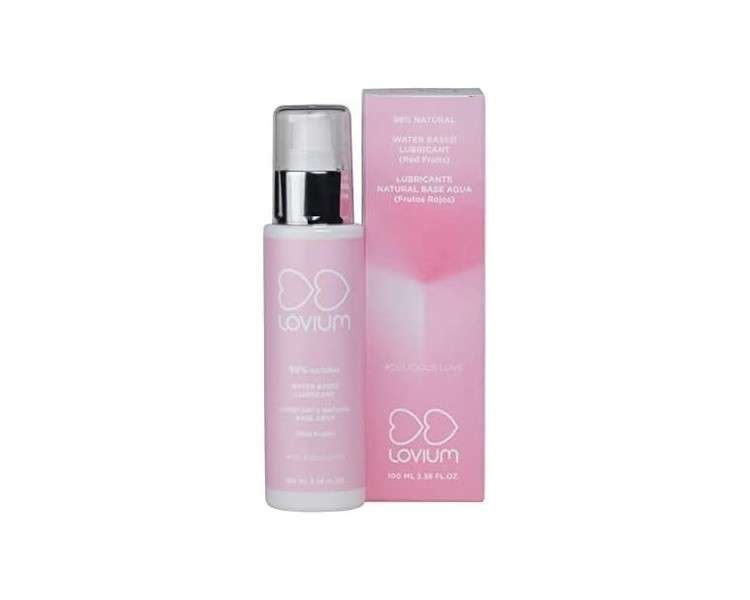 LOVIUM Water-Based Lubricant 98% Natural & Fragrance-Free 100ml