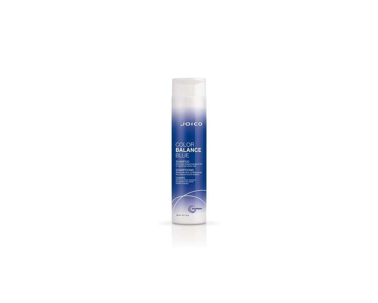 Joico Color Balance Blue Shampoo Eliminate Brassy and Orange Tones For Lightened Brown Hair 10.1 Ounce New Look Shampoo