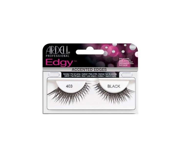 Ardell Edgy Lash 403 False Eyelashes with Accented Edge and Adhesive